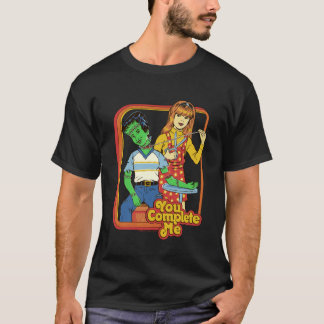 You Complete Me Valentine Sarcastic Retro Funny Ad T-Shirt