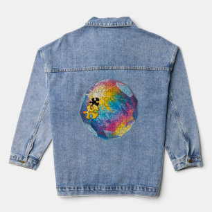 You complete the picture - Everybody belongs here Denim Jacket