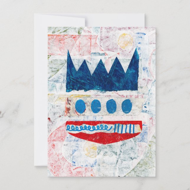 You Could Be King Greeting Card (Front)