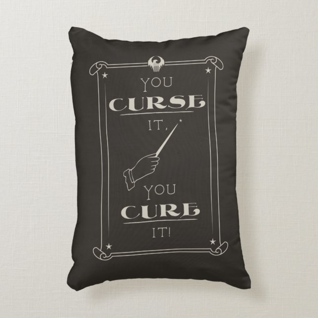 You Curse It, You Cure It Decorative Cushion (Front(Vertical))