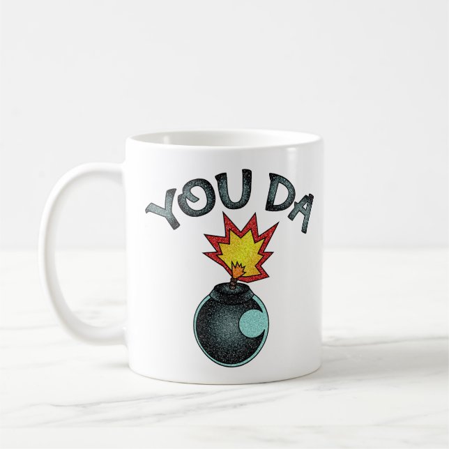 You Da Glitter Bomb Coffee Mug (Left)
