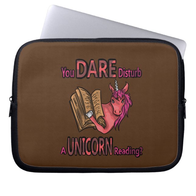 You Dare Disturb A Unicorn Reading Book Sleeve (Front)