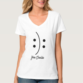​You Decide Minimalist Line Art Perspective T-Shirt