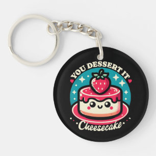 You Dessert It - Cheesecake Kawaii Key Ring