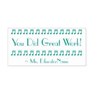 "You Did Great Work!" Feedback Rubber Stamp