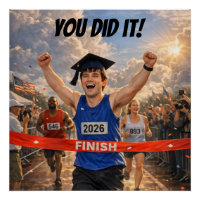 You Did It! Finish Line Graduation