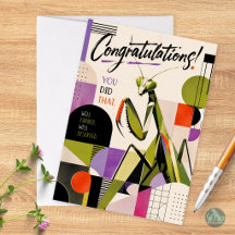 You Did That Well Earned Congratulations