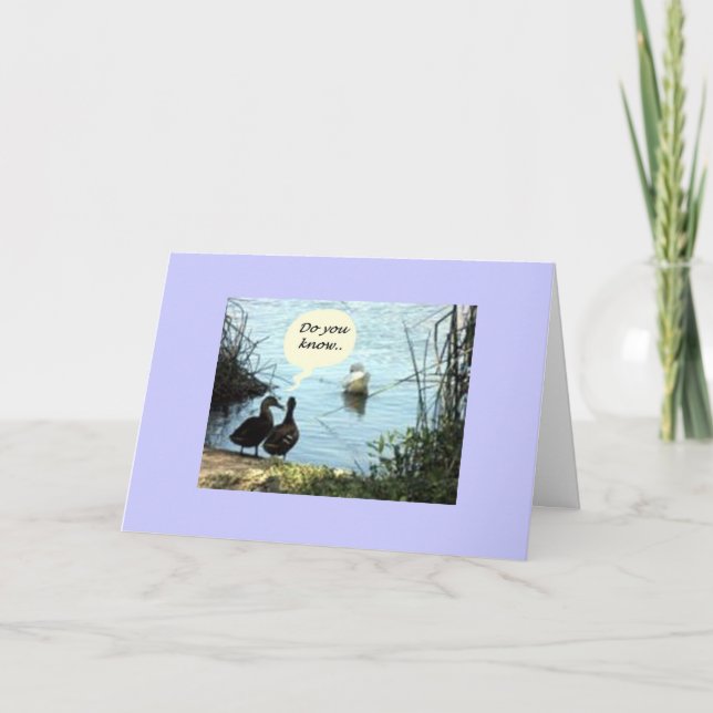 YOU DO KNOW WE WILL MISS YOU FROM THE GROUP CARD (Front)