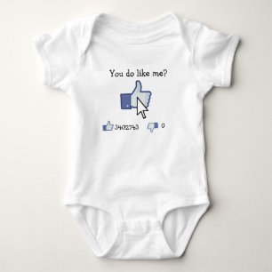 You do like me? baby bodysuit