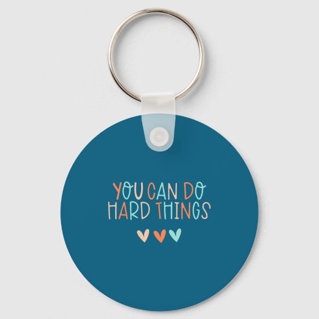 You Do Test Day Teacher Can Hard Key Ring (Front)