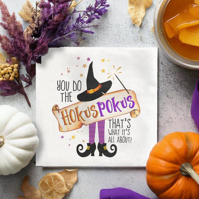You Do the Hokus Pokus Witch Magic ID982 Napkin (Creator Uploaded)