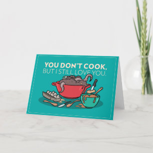 You Don't Cook Holiday Card