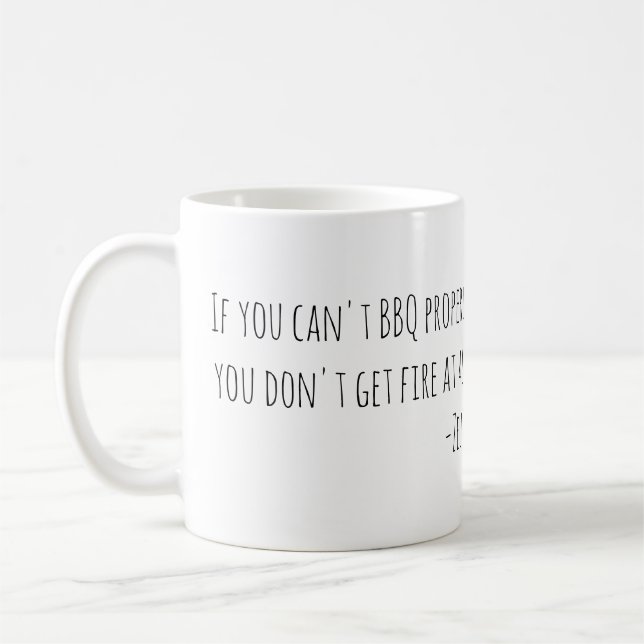 You don't get fire coffee mug (Left)