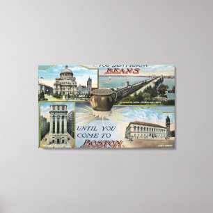 You Don't Know Beans, Scenic Views of Boston Canvas Print