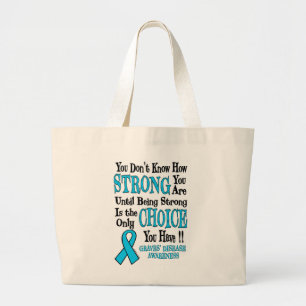 You Don't Know How Strong...Graves' Large Tote Bag