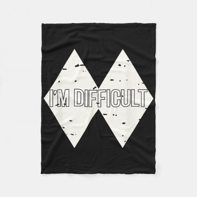 You Don't Scare Me I Have 2 Two Daughters Funny Mo Fleece Blanket (Front)