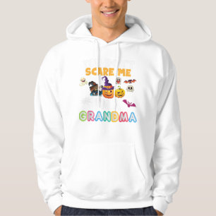 You Dont Scare Me Im A Grandma Halloween Can Hoodie