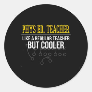 You Don't Scare Me I'm A Teacher Tees And Apparel Classic Round Sticker