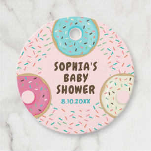You Doughnut Want to Miss Baby Shower Favour Tags