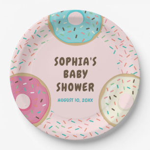 You Doughnut Want to Miss Baby Shower Paper Plates