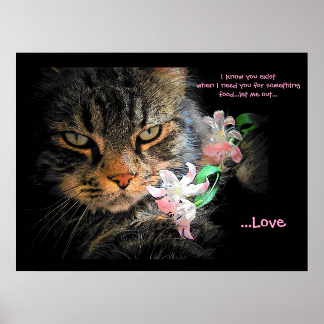 You exist for love haiku poster (Front)