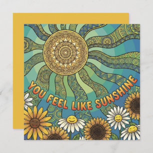 You Feel Like Sunshine Personalized Card