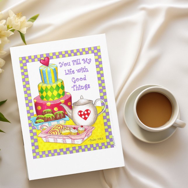 You Fill Me Customisable Birthday Card (Creator Uploaded)