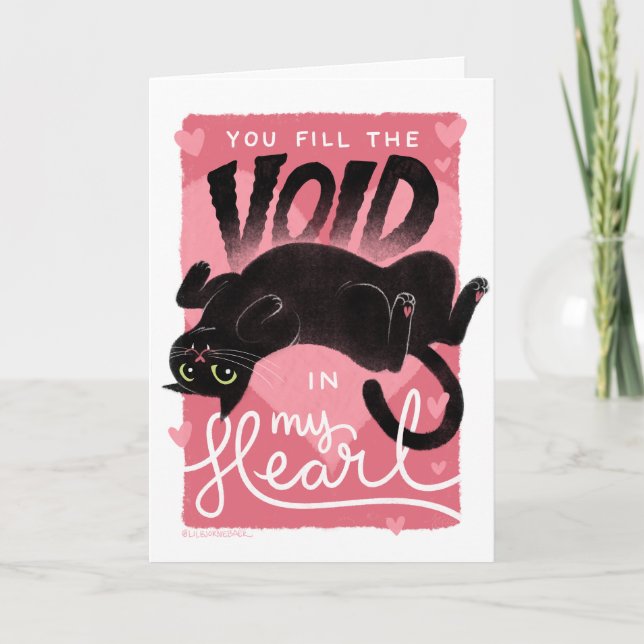 You Fill the Void in My Heart Holiday Card (Front)