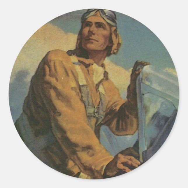 You Give Him Wings! Classic Round Sticker (Front)