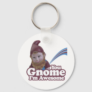 you Gnome I am Awesome Key Ring