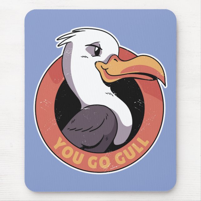 You Go Gull Mouse Pad (Front)