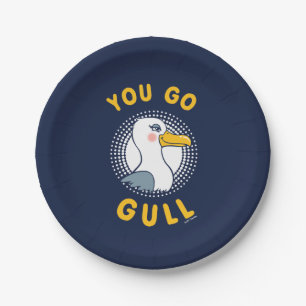 You Go Gull Paper Plate