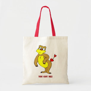 You Got Me Valentine Tote Bag