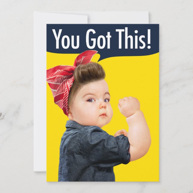 You Got This Baby Invitation (Front)