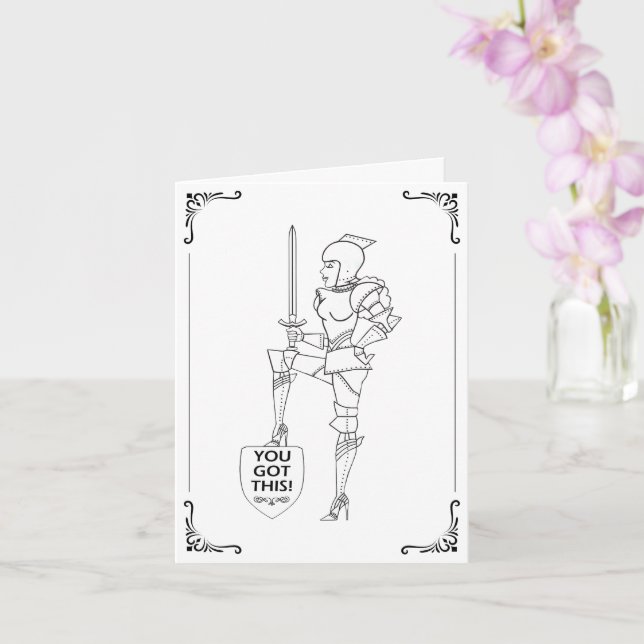 "YOU GOT THIS!"  Card (Orchid)