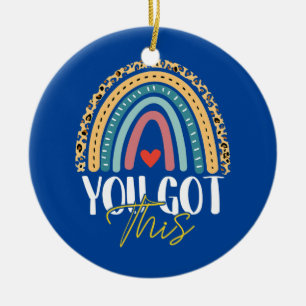 You Got This For Teacher Student Testing Day Ceramic Tree Decoration