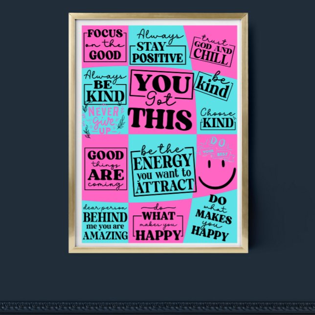 You Got This Inspirational Motivatioal Quote art  Poster (Creator Uploaded)