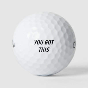 'You Got This' Inspiring Confidence Coaches Golf Balls