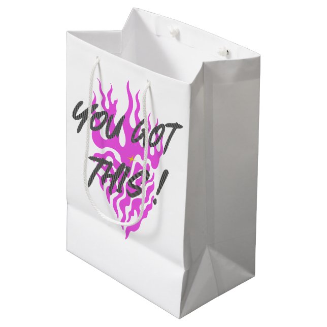 YOU GOT THIS MEDIUM GIFT BAG (Front Angled)