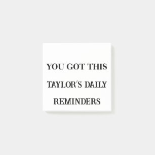 You Got This Motivational Custom Post It Notes