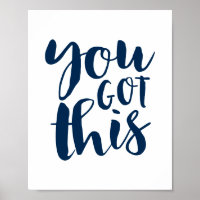 You GOT This, Navy Blue motivational