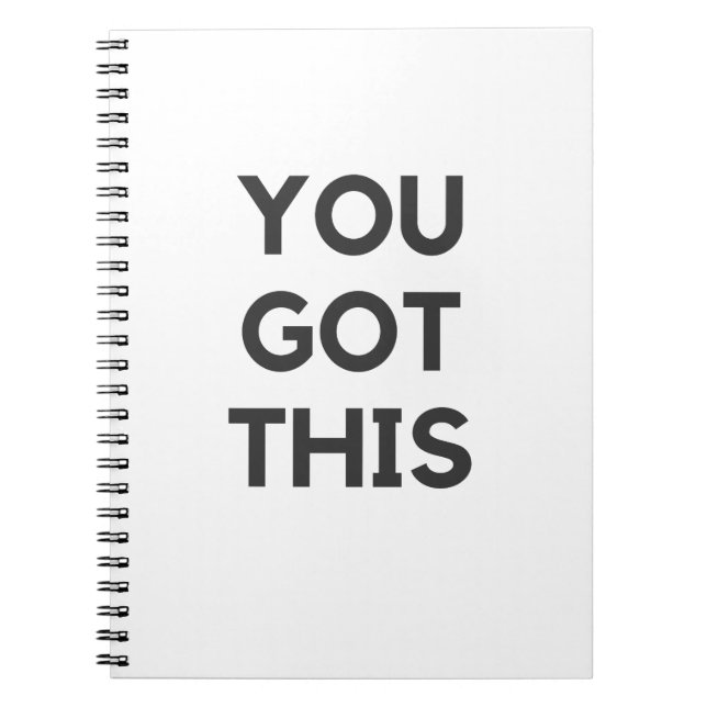 you got this notebook (Front)