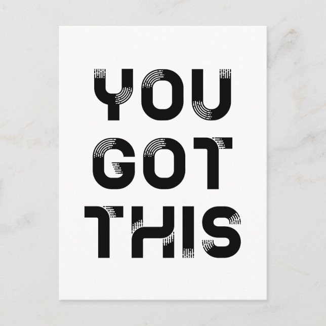 You got this postcard (Front)