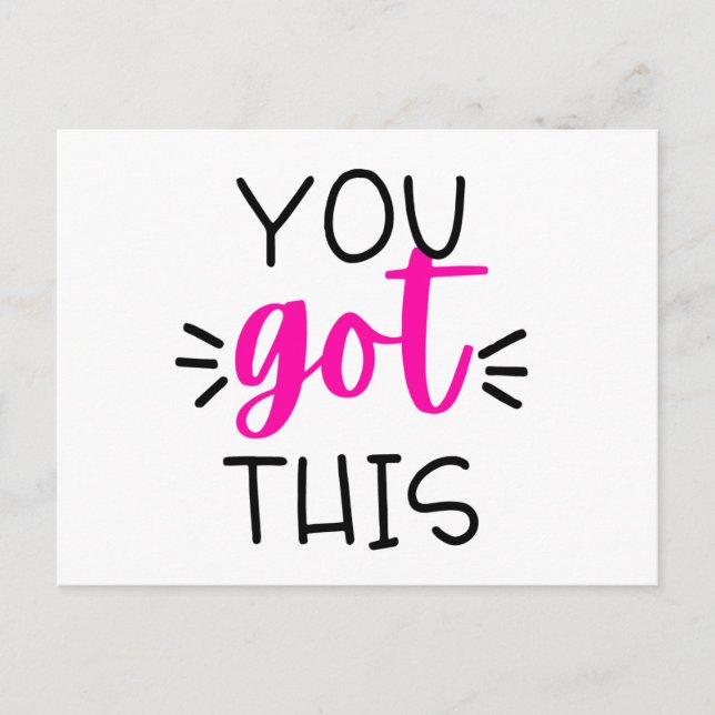 You Got This Postcard (Front)
