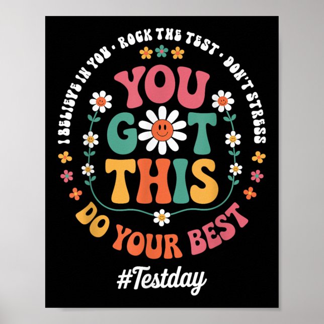 You Got This Rock The Test State Testing Test Day  Poster (Front)