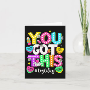 You Got This Test Day You Got This Testing Day Tea Card