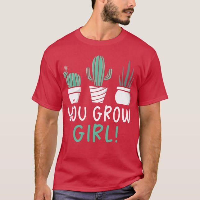 You Grow Girl 70s retro T-Shirt (Front)