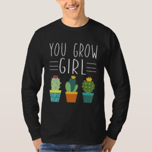 You Grow Girl allotment Garden Gardening T-Shirt