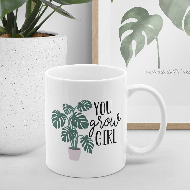 You Grow Girl | Funny Plant Lovers Coffee Mug (Creator Uploaded)