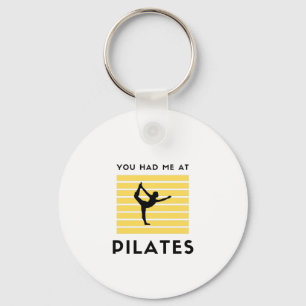 You had me at pilates key ring